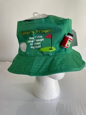Golfer’s Survival Hat Novelty Bucket Hat Golf Accessories Funny